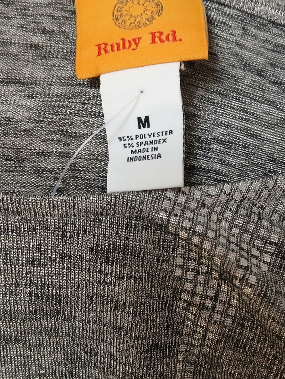 Ruby Rd. Silver Metallic Top - Picture 8 of 8